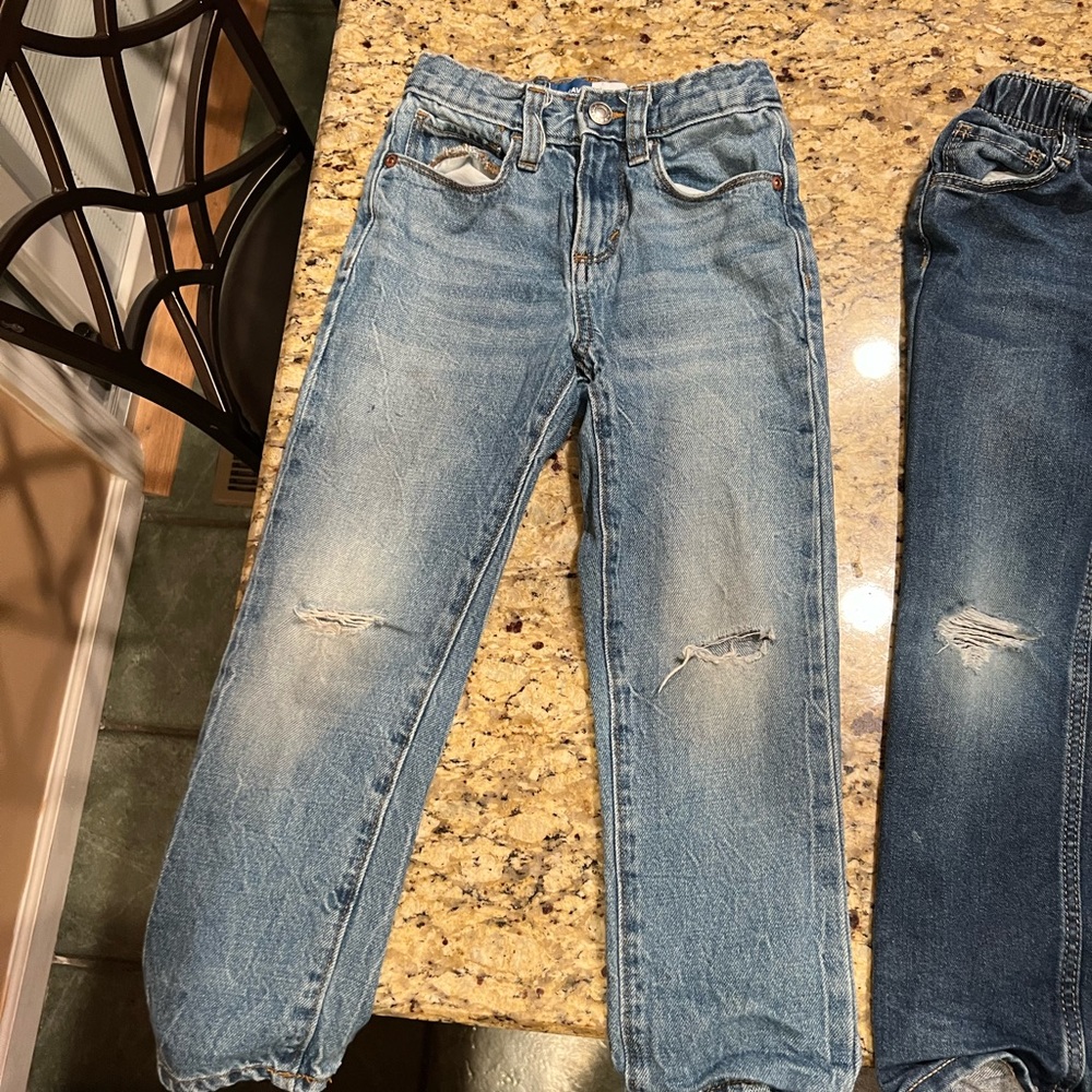 3 pairs of toddler boy jeans old navy size 4 and 5